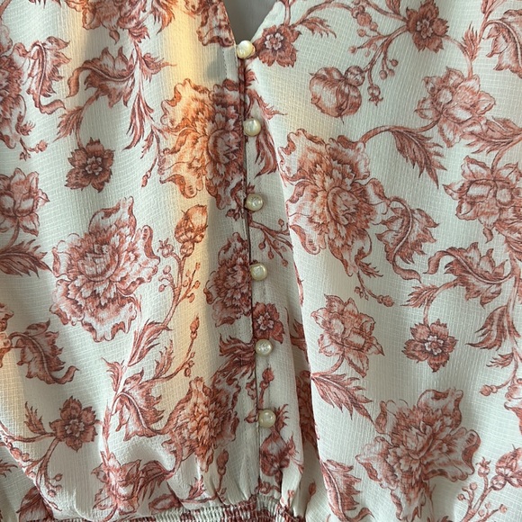 Lauren Ralph Lauren Floral Blouse L NWT - Picture 4 of 11